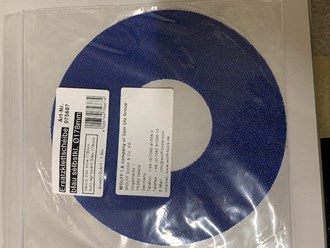 FRANK SPIDER ADHESIVE VELCRO DISC BLUE 178mm